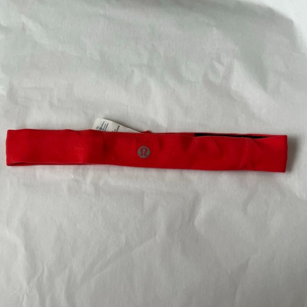 NWOT Orange Lululemon Thin Band Headband